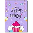 Festiko® Greeting Card for Birthday - Have A Sweet Birthday- Cards - Happy Birthday Card for Girls