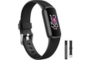 honecumi Bransoletka kompatybilna z Fitbit Luxe dla kobiet i mężczyzn, silikonowa bransoletka zastępcza, kolorowa, klasyczna, regulowana, wymienna bransoletka do zegarka Fitbit Luxe, duży/mała