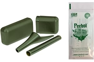 SHEWEE SHE PEE Extreme + Peebol – The Original Female Urination Device Since 1999! Wee Easily, Standing Up Without Removing Clothing. W/Extension Pipe, Case & Peebol Portable Urinal