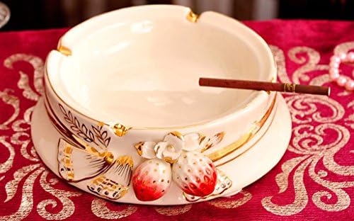 European Style Ceramics Ashtray Living Room Coffee Table Luxurious Fashion Ashtray Decoration Crafts Marry Gift Creative Gift