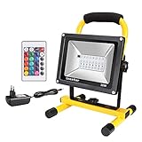 Mehrfarbig & 4 Helligkeit: 16 Farben und 4 Beleuchtungsmodi sind wählbar, außerdem können Sie das Licht in 4 Helligkeit dimmen.