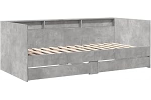 vidaXL Divano Letto con Cassetti Senza Materasso 100x200 cm