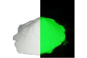 ENGINESS Glow in The Dark Green Pigment 50g – Super Bright Luminous Powder for Resin, Acrylic Paint, Nails, Models, Crafts, Epoxy & UV Art, Decoration, DIY Projects, Multipurpose Glow Powder (25 Micron)