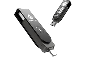 Thetis Pro FIDO2 Security Key Passkey dispositivo con PinPlex, Dual USB C & USB A & NFC, certificato PIV, app di autenticazione TOTP/HOTP, autenticazione a due fattori MFA, funziona con