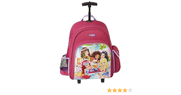 ZAINO SCUOLA TROLLEY FRIENDS JUICE BAR LEGO : Amazon.it: Moda