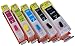 Price comparison product image Compatible Refillable PGI-525 CLI-526 Empty Ink Cartridges with Auto-Reset Chip for Canon Pixma IP4800, IP4820, IP4840, IP4850, IP4870, IP4950, MG5120, MG5140, MG5150, MG5170, MG5220, MG5240, MG5250, MG5270, MG6120, MG6140, MG6150, MG6170, MG8120, MG8140, MG8150, MG8170, IX6520, IX6550, MX882, MX885 Printers - PGI-525 CLI-526 ONE SET