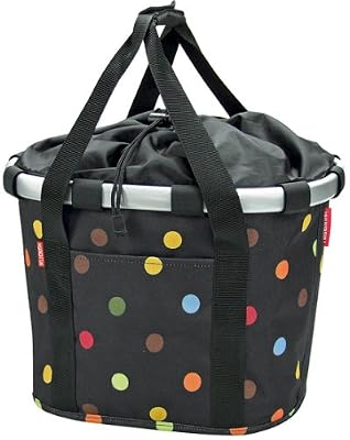 KLICKfix panier à vélo velobil 35 x 28 x 5 cm Multicolore - Dots (pois colorés)