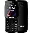 IKALL K100 Mobile | Keypad Mobile Phone | 4.57 cm Display | 32MB RAM, 64MB ROM, Expandable 8GB | 1000 mAh Battery, Fast Charging | 1 Year Warranty | Bluetooth, FM Radio(1.8 Inch, Dual Sim, Ink Blank)