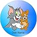 Produktbild Tortenaufleger Tom & Jerry1 mit Wunschtext / 20 cm Ø