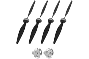 VOLANTEXRC 4pcs RC Aircraft Propeller and 2pcs Prop Saver Shaft Adaptor, Low Noise Propeller Aeroplane Propeller for RC Aeroplane Remote Controlled Aeroplane 761-8 F4U Corsair 761-9 Trojan