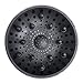Hairizone Universal Hair Diffuser Adaptable for Blow Dryers with Nozzle Diameter Between 1.7"-2.6" for Curly or Wavy Hair Styling, Shiny Black