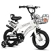 Produktbild Kinderfahrrad 12 Zoll Jungen Mädchen ab 2 Jahre mit V-Brake und Rücktritt - 12 Zoll BMX Modell 2019,White