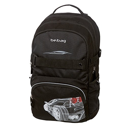 Preisvergleich Produktbild Herlitz 11410149 Schulrucksack be.bag cube Grid Car
