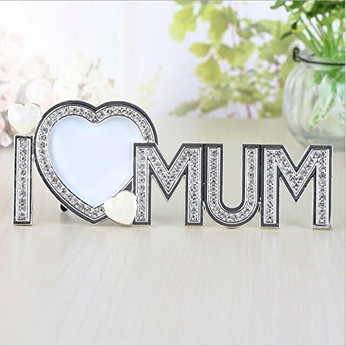 Wokka I Love Mum Crystal Photo Frame 3''(1set)
