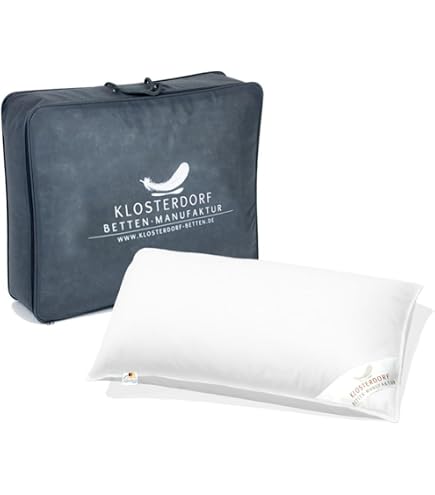 Betten Hofmann Daunenkopfkissen 40x60 Cm – 150 G Neue Daunen, Waschbar