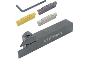 RANRAO Portautensili per scanalatura MGEHR2020-3 (0,787 in) con inserto in carburo MGMN300 (3 mm)