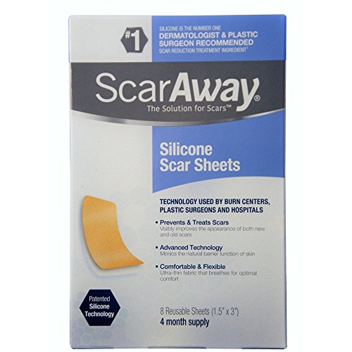 Scaraway Silicone Scar Sheets 1.5X3'' (8) Buy Scaraway Silicone Scar Sheets 1.5X3'' (8) from Amazon.in!