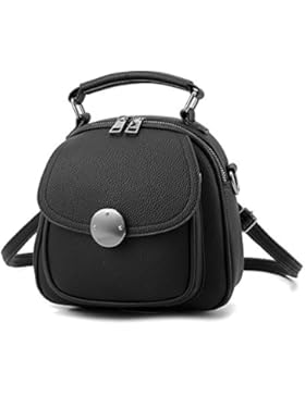Mini Rucksack Phone Rucksäcke PU Leder Backpack Handtasche Für Frauen Mädchen Daypack