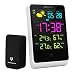 Produktbild Gosear Wireless Digital Alarm Uhr Outdoor Sender Hallenbad Empfänger Temperatur Luftfeuchtigkeit Gauge Wetter Bahnhof Uhr mit Große LED Anzeigen Bildschirm für Startseite Leben Zimmer Schlafzimmer Office Klassenzimmer B