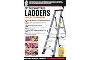 Good to Go Safety 51361 A2 Ladder Inspection Checklist Poster, Synthetic Paper