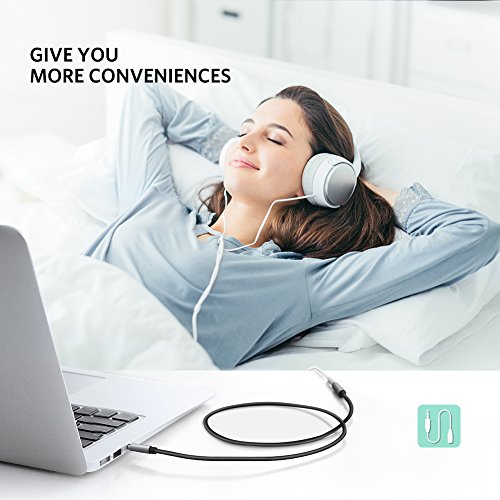 UGREEN C  ble Extension Audio Rallonge 3 5mm Jack M  le vers Femelle pour T  l  phone Tablette TV PC Casque   couteur Enceinte iPod iPad iPhone 6 7 X Huawei P20 Samsung S8 S9  3 M  Noir 