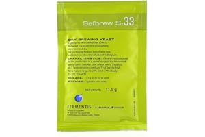 Bierhefe - Safbrew s 33 – Bier Hefe | Fermentis | Saflager | Safbrew | Safale | Lager Hefe | Homebrew | Brewing Yeast | Pilsner | Obergärige Hefe | Trockenhefe