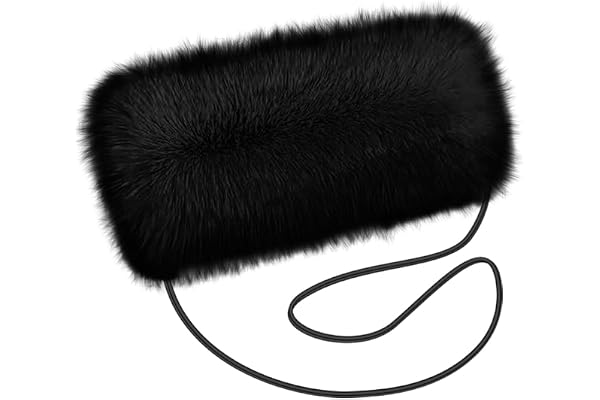 Asudaro Handmuff, fuskpäls handmuffs, design handvärmare, fuskpäls, handvärmare, fuskpäls, vinter, plysch, handvärmare, fuskpäls, praktisk handvärmare för kvinnor, män, barn