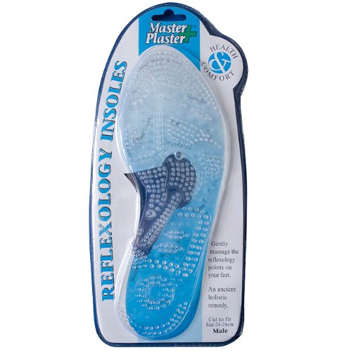 Preisvergleich Produktbild Master Plaster Herren-Einlegesohlen Reflexzonen