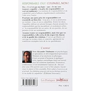 Responsable, oui ! Coupable, non ! : Pour une juste prise de responsabilités Livre en Ligne - Telecharger Ebook