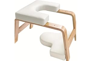 FFitness Yoga Headstand Taburete para el Hogar Banco de Inversiones Headstand Chair de Madera Silla Inversión Robusta Banco Sirsasana