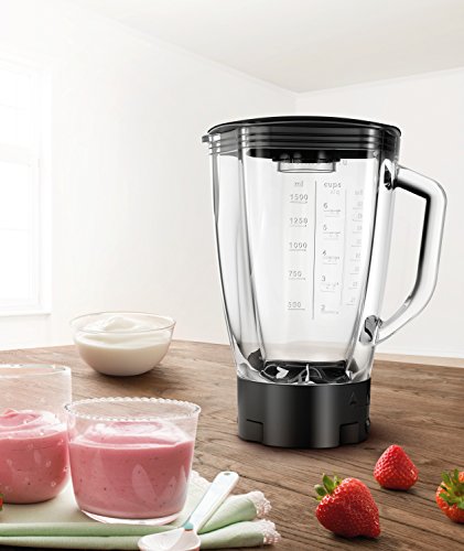 Bosch MUZ9MX1 ThermoSafe Glasmixer mit Edelstahl-Messer für Küchenmaschine OptiMUM - 5