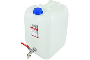 Systafex ® Kanister Wasserkanister Trinkwasser 10l mit Wasserhahn für LKW Camping Caravan Wohnmobil