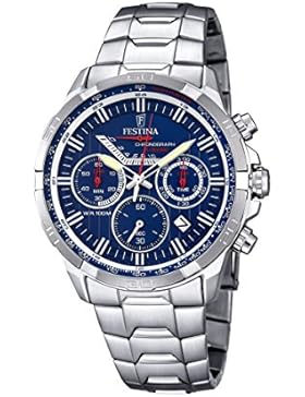 Festina Herren-Armbanduhr Chronograph Quarz Edelstahl F6836/3