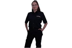 RescPol Diensthemd Kurzarm mit Schulterklappen Navy Einstickung Feuerwehr