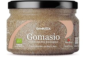 IL TOMOLO Gomasio Biologico - Slow Food - 100% Sesamo di Ispica - Gluten Free - Gambuzza