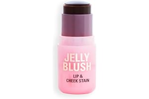 ‎REVOLUTION BEAUTY LONDON Revolution Beauty, Jelly Blush Stick für Lippen & Wangen, Langanhaltend & Aufbaubar mit Hyaluronsäure & Aloe, Vegan & Ohne Tierversuche, Pfirsich Orange