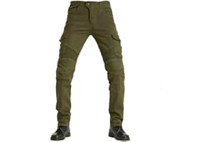 DAPAIZI Pantaloni da Moto da Uomo, Jeans da Motociclista Elasticizzati Slim Fit da Uomo, Jeans alla Moda su Tutta La Vita, 4X Imbottitura di Protezione.