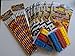 Price comparison product image 12 x sharpener 12 x Pencil & 12 Colour Puzzle Book Lego Brick party bag filler