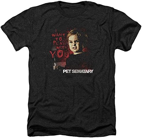 Pet Sematary Novel Movie Stephen King I Want To Play Adult Heather T-Shirt Tee