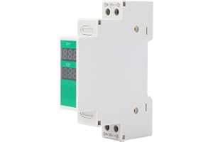 Yctze Hög DIN-skena Voltmeter DC 11-310V LCD Digital Display för Noggrann Spänningsövervakning med Enkel Installation