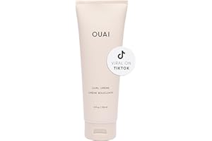 OUAI Curl Cream - Curl Defining Cream for Hydrated, Shiny Curls - Babassu and Coconut Oil, Linseed and Chia Seed Oil - Paraben, Phthalate, Sulfate and Silicone Free Curly Hair Products 236ml