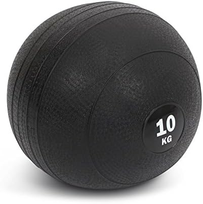 PowerflyNo-Bounce Fitness Slam Ball - Black, 10 kg