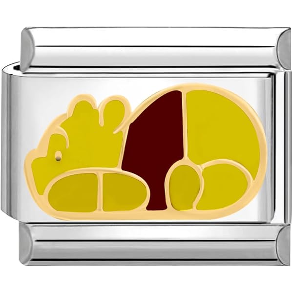 Quiges Charm Link 9mm Cagnolino Per Bracciale Stile Italiano - Acciaio Inox, Modulo Per Bracciali A Maglie - 2