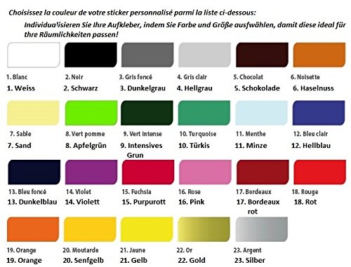 Ambiance-Live Wandtattoo deko Katze Kühlschrank – 35 x 40 cm, Weiss - 5