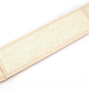 BESTOPE® Natural Loofah Exfoliating Back Scrubber Premium Scrubber Facial Exfoliator Pad - Image 5