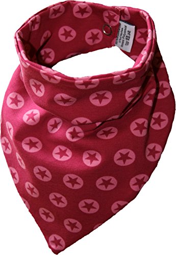 Zahntuch Sternkreise Pink, wasserdichtes Halstuch