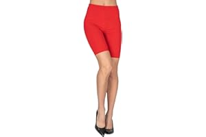 looksy Shorts de Cyclisme pour Femmes, Leggings en Coton jusqu'aux Genoux, Pantalons de Motard d'été, Yoga, Sport