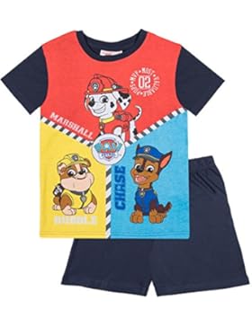 Paw Patrol Jungen Shorty-Pyjama - marine blau