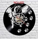 ❤ Produktname: Vinyl-Schallplatten-Wanduhr, auch bekannt als Vinyl-Wanduhr.