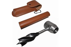 FONGMORE Taladro de Tornillo Manual Herramienta de Supervivencia Multi-Uso Bushcraft Settler Llave Al Aire Libre Escocés Ojo Madera Clavo